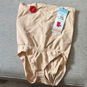 Assets By Spanx High-Waist Shaping Briefs in Beige